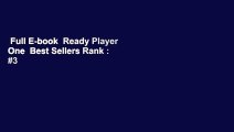 Full E-book  Ready Player One  Best Sellers Rank : #3