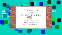 About For Books  David and Goliath: Underdogs, Misfits, and the Art of Battling Giants Complete