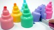 How To Make Baby Milk Bottle Gummy DIY Rainbow Colors Jelly Pudding Recipe