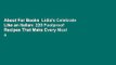 About For Books  Lidia's Celebrate Like an Italian: 220 Foolproof Recipes That Make Every Meal a