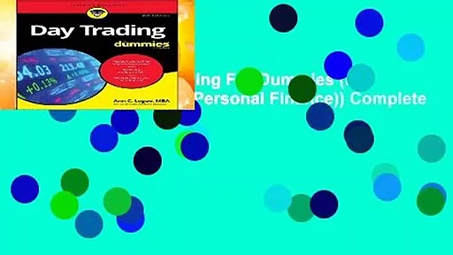Full E-book  Day Trading For Dummies (For Dummies (Business   Personal Finance)) Complete