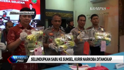 Download Video: Selundupkan Sabu ke Sumsel, Kurir Narkoba Ditangkap