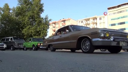 Klasik otomobil tutkunları Kastamonu'da buluştu