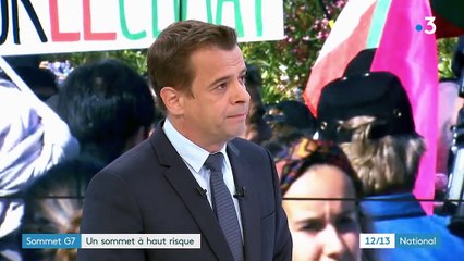 Anti-G7 : les opposants au sommet manifestent à Hendaye