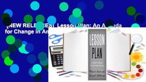 [NEW RELEASES]  Lesson Plan: An Agenda for Change in American Higher Education