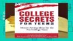 College Secrets for Teens: Money Saving Ideas for the Pre-College Years  Best Sellers Rank : #4
