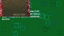 [Doc] Message Book/Phone Call: Phone Message 100 Pages Voice Mail, Telephone Memo Notebook, 8x10in