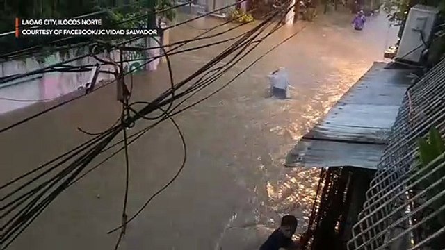 Flooding in Laoag City, Ilocos Norte