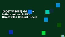 [MOST WISHED]  Grit: How to Get a Job and Build a Career with a Criminal Record