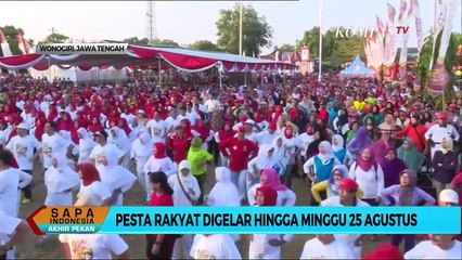Hari Ke-2 HUT Jateng, Pemprov Gelar Senam Bersama & Jalan Santai