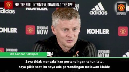 Download Video: Solskjaer Bersikeras United Punya 'Energi Dan Hasrat'