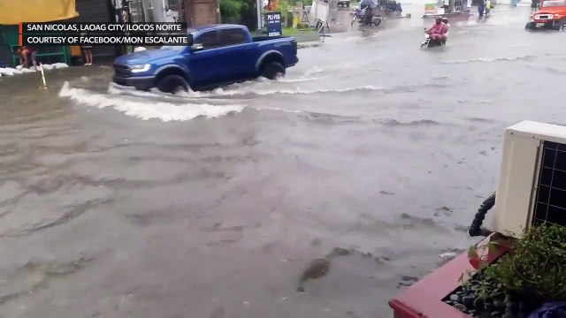 Flooding in Laoag City, Ilocos Norte