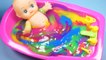 Numbers, Counting Baby Doll Colours Slime Bath Time For Children Kids Baby