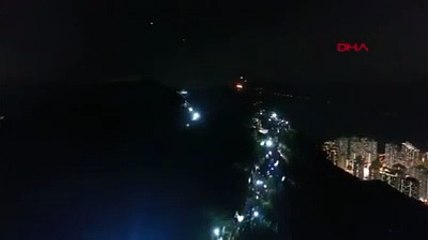 Hong Kong’da 45 kilometrelik insan zinciri