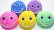 Foam Clay Smiley Face Surprise Toys Hello Kitty Mickey Mouse Inside Out Pooh Thomas