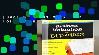 [Doc] Business Valuation For Dummies
