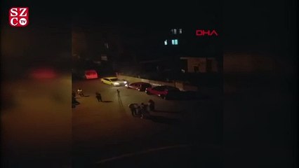 Çocuğu sokak ortasında dövdü