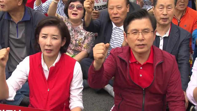 한국당, 장외서 조국 사퇴 파상 공세...與 대권 놀음 / YTN