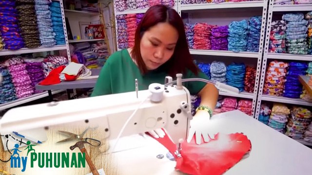 Lanie Geronimo presents the varieties of diapers she sells | My Puhunan
