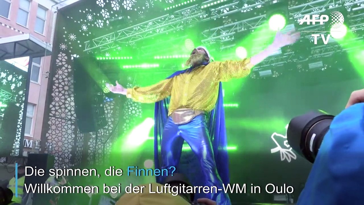 Die Highlights der Luftgitarren-WM