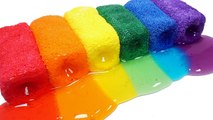 How To Make Color Clay Slime DIY Rainbow Colors Foam Clay Play Kit For Kids