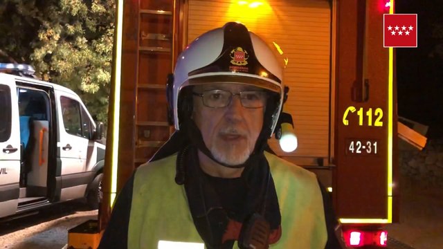 Fallece carbonizado un hombre de 46 años en Madrid