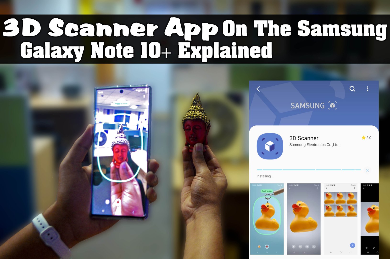 3D Scanner App On The Samsung Galaxy Note 10+ Explained - video Dailymotion
