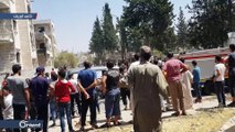 سيارة مفخحة تهز حي القصور في إدلب أسفرت عن مقتل شخص وجرح آخرين