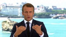L'allocution d'Emmanuel Macron avant le G7 à Biarritz