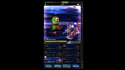 Test réberta chain bolting strike dégats par tours