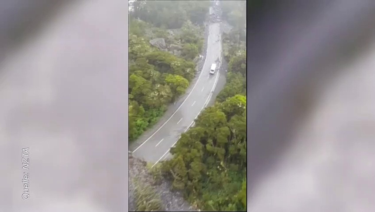 Überschwemmungen und Erdrutsche in Neuseeland