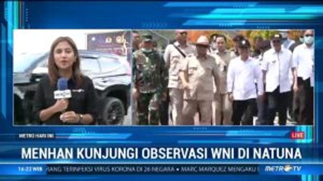 Prabowo: WNI yang Diobservasi di Natuna dalam Kondisi Sehat