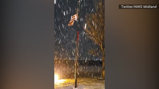 Heavy snowfall gets dumped overnight