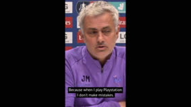 I don't make mistakes when I play Playstation - Mourinho on VAR mistakes