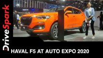 Haval F5 at Auto Expo 2020 | Haval F5 First Look, Features & More
