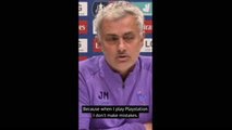 I don't make mistakes when I play Playstation - Mourinho on VAR mistakes