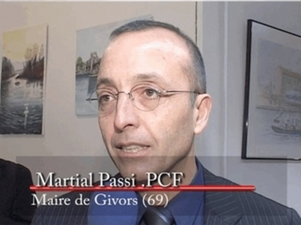 Martial Passi maire de Givors