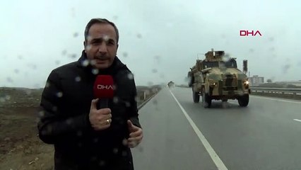 İdlib sınırına askeri sevkiyat yapıldı