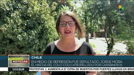 Chile: Jorge Mora, hincha asesinado por carabineros, es sepultado