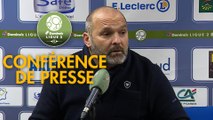 Conférence de presse FC Chambly - SM Caen (0-1) : Bruno LUZI (FCCO) - Pascal DUPRAZ (SMC) - 2019/2020