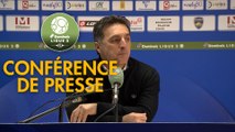 Conférence de presse FC Sochaux-Montbéliard - FC Lorient (0-4) : Omar DAF (FCSM) - Christophe PELISSIER (FCL) - 2019/2020