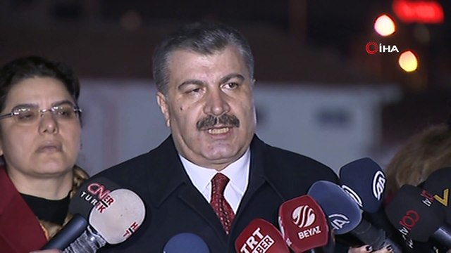 Bakan Koca:'Biz bu getirdiğimiz 42 vatandaşımızla ilgili özellikle şu an hasta kabulü yapılmayan ve sadece bu yolcularımıza kullanılmak üzere bütün ekipmanları hazır bir şekilde olan bir hastanemizi organize ettik'