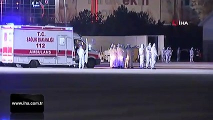 Çin'den Türk vatandaşları tahliye eden uçak Ankara'da