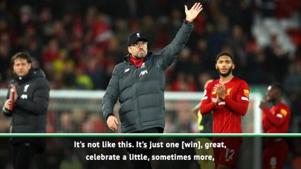 Klopp has 'never seen' consistency like Liverpool's