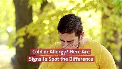 Cold vs. Allergy: How to Tell the Difference 🤧