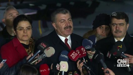 Bakan Koca: Yolcularımızda hastalık belirtisi yok