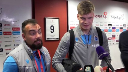 Sörloth: 'İlk yarı bir savaş halinde geçti'