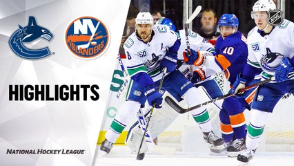 NHL Highlights | Canucks @ Islanders 2/01/20
