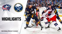 NHL Highlights | Blue Jackets @ Buffalo Sabres 2/01/20