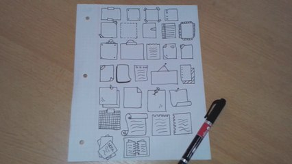 Bullet Journal, Planner, Agenda o Libreta de Apuntes. Dibuja POST IT - Doodlea Conmigo!!